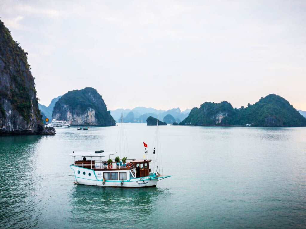 Begin your luxury Halong Bay journey aboard Emeraude